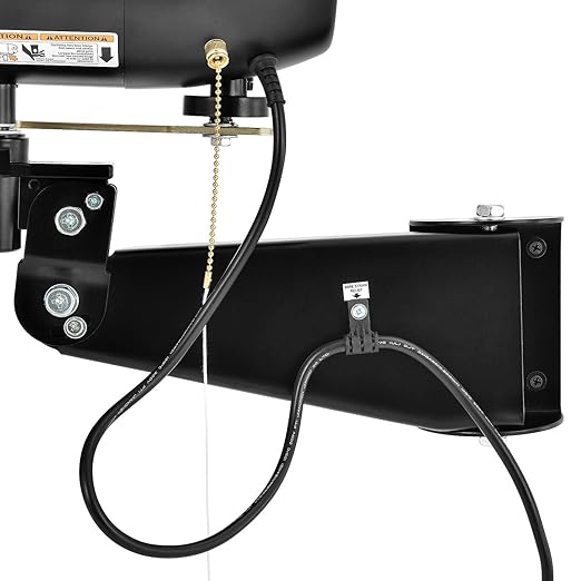 Global Industrial Deluxe Wall Mount Fan, 30" Diameter, Fixed and Oscillating Head, 3 Speed, 10,000 CFM at 1100 RPM, 1/2 HP, Tilting Head, For Indoor Use Only-PawvioPets