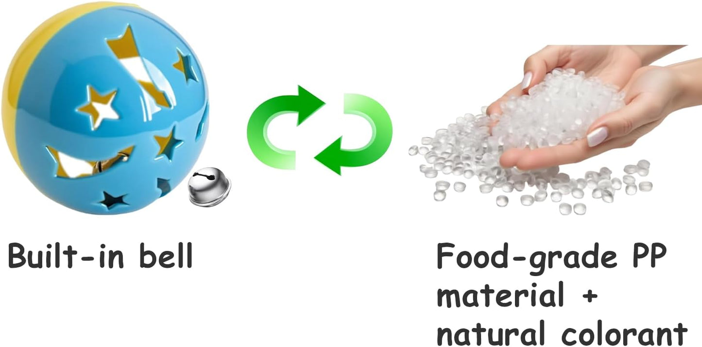 6-Pack Cat Toys for Kittens and Cats, On Cloud Nine (1.5'', Basic Cat Toy Set)-PawvioPets