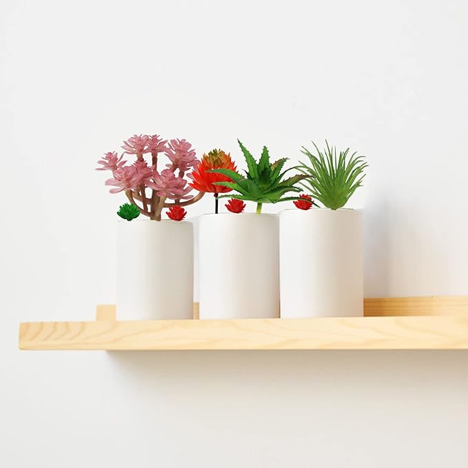 22pcs Colorful Fake Succulents, Mini Artificial Succulents for DIY Crafting Home Terrarium Floral Wall Garden Arrangement Office Decoration (Unpotted)-PawvioPets