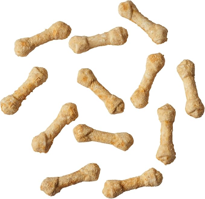 Fieldcrest Farms Nothin' to Hide 3 inch Ultra Knotted Bone Treats - Natural Rawhide Alternative Treats for Dogs, Collagen Based Snack for Heavy Chewers up to 15lbs - Chicken Flavor, 12 Pack-PawvioPets