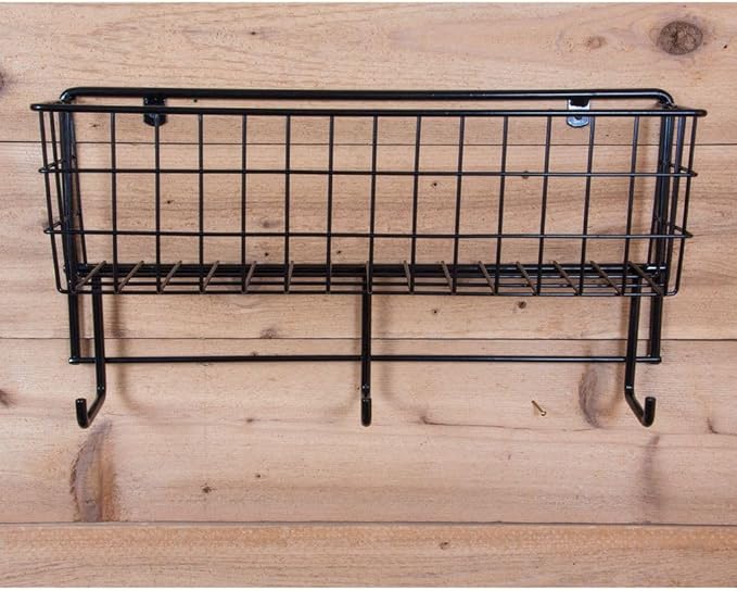 Basket & Tack Rack for Horse | Sturdy, Multi-Function, Mounted Design | 5 Year Warranty-PawvioPets