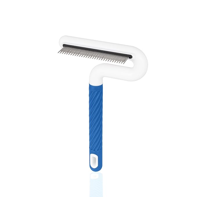 Flea Comb, TailGurus Effective Flea Comb for Cats & Dogs - Shedding Brush for All Pets - Long Hair Friendly - Durable - Versatile & Safe - Durable, Safe & Versatile - Portable, Pet-Friendly(TG2042)-PawvioPets