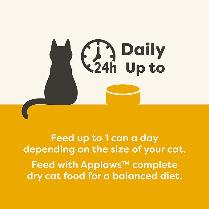 Applaws Natural Wet Cat Food in Broth, Limited Ingredient Canned Wet Cat Food, No Additives, Made with Natural Ingredients, Chicken Selection in Broth Cans (20 x 5.5 oz Cans)-PawvioPets