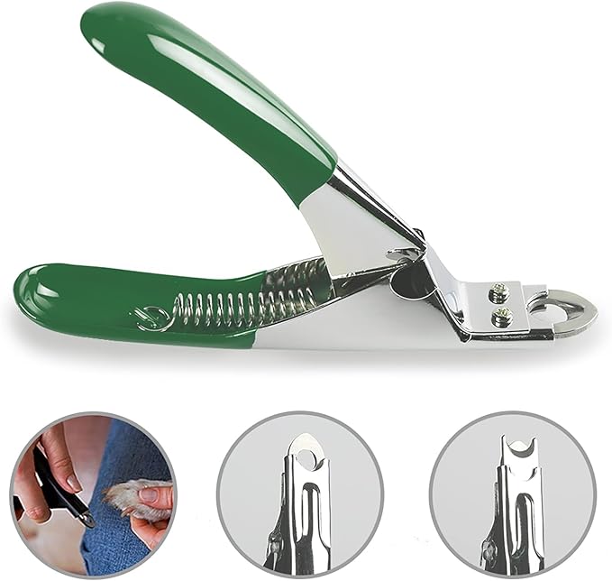 Dog Cat Pets Nail Clippers, Professional Pets Claw Trimmer with Free Nail File, Sharp Stainless Steel Blade, Sturdy Non Slip Handles - for Safe, Professional at Home Grooming-PawvioPets