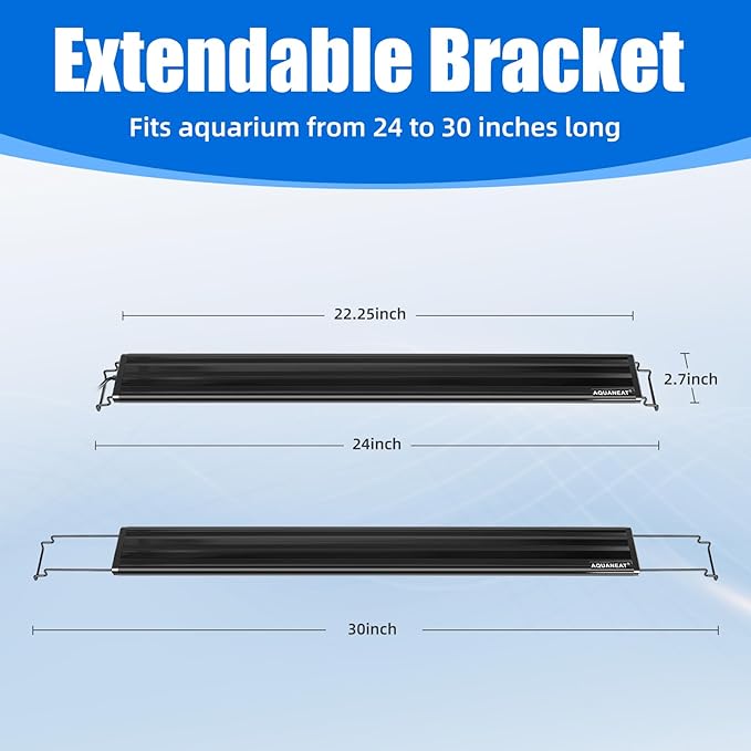 AQUANEAT LED Aquarium Light Full Spectrum for 24 Inch to 30 Inch Fish Tank Light Fresh Water-PawvioPets