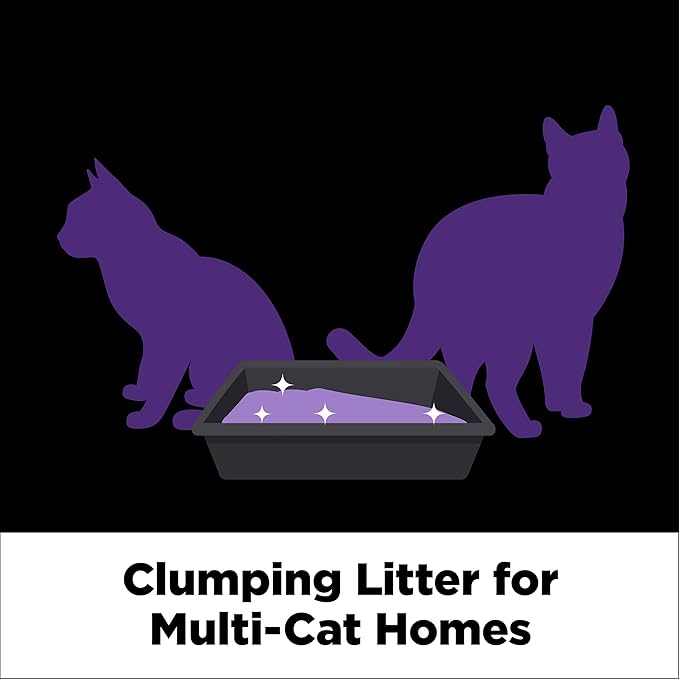ARM & HAMMER Clump & Seal SLIDE Platinum Multi-Cat Clumping Litter, Easy Clean, Superior Odor Control, 37 Lbs-PawvioPets