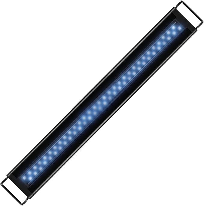CURRENT USA ColorPlus Smart LED Aquarium Light 36 inch with App and Voice Control by Alexa & Google Home | Extra Vivid Colors for Freshwater Aquarium Fish Tank and Terrariums| Aluminum (36" to 48")-PawvioPets