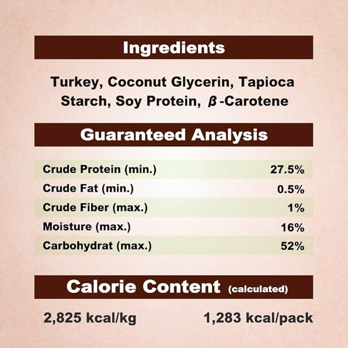 Afreschi Turkey β-Carotene Stick Dog Treats – 16 oz, USA-Sourced Trukey, All-Natural, Hypoallergenic, Low-Fat, Healthy & Easily Digestible, Puppy & Training Snack-PawvioPets
