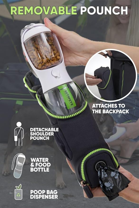 Cat Backpack Carrier & Dog Car Seat for Small Pets Up to 25 lbs - Expandable Cat Carrier Backpack with Safety Leash and Breathable Mesh - Waterproof for Travel - 3 in 1-PawvioPets