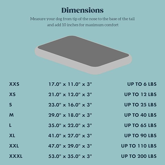 Cybarmour Indestructible Dog Bed - Outdoor Waterproof Chew Proof Dog Crate Pad - Orthopedic Kennel Mat for Aggressive Chewers - Extra Large Breeds & Fits 48-Inch Crate - 47"x29", Limestone-PawvioPets