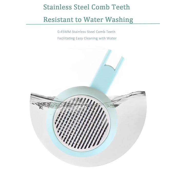 Cat Hair Brush, Cat Brush for Shedding, Suitable for Long and Short Haired Cats and Dog, Green-PawvioPets