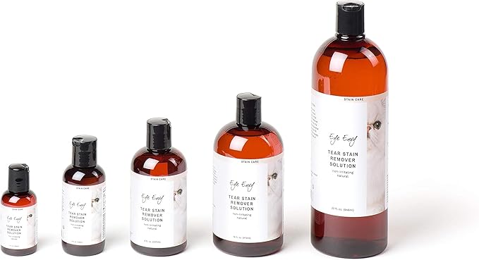 Eye Envy Tear Stain Remover Solution for Cats. 100% Natural, Safe. Treats The Cause of Stains. Recommended by Breeders, Vets, Groomers. Remove Eye Stains from Persians and Exotics. 32 oz. Made in USA-PawvioPets
