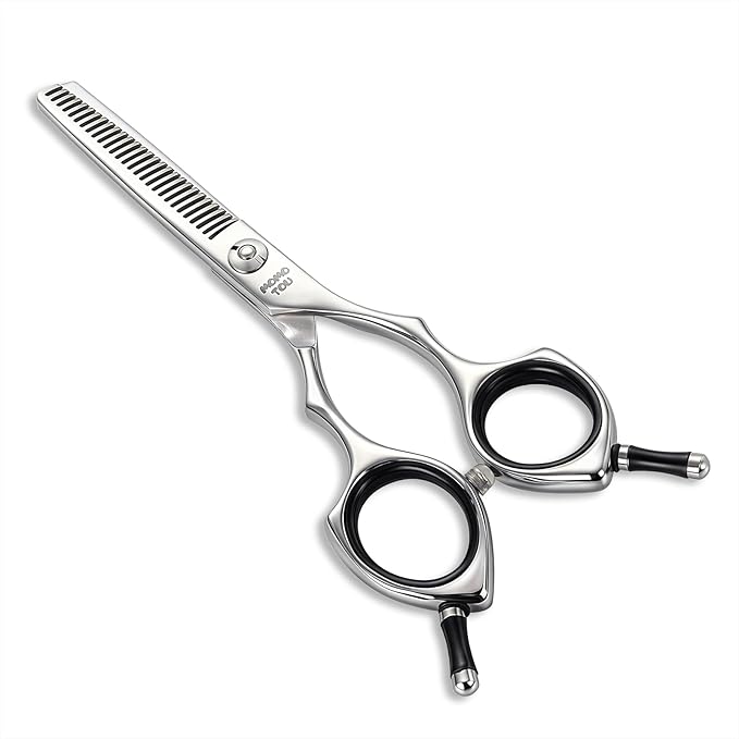 Dog Grooming Scissors 5 inch Small Thinning Scissors Super Light Professional 440C Stainless Steel Pet Shears for Trimming Face and Paws Nose Ear Easy Use.-PawvioPets