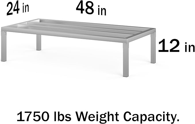 24 in X 48 in. Aquarium Stand | Industrial Style Aluminum Fish Tank Base with Open Frame Design-PawvioPets