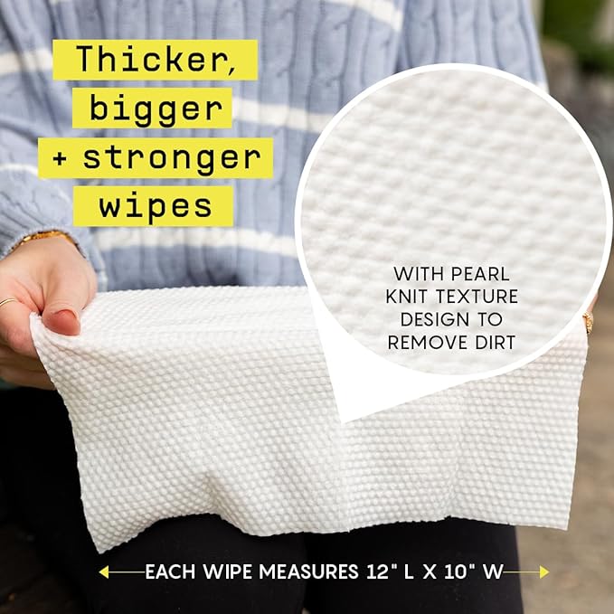 Busy Co. - Hypoallergenic Dog Wipes, Cleaning and Odor Control Grooming Wipes for Paws, Body, and Butt, Perfect for Puppy and Adult Dogs, Individually Wrapped, Unscented (Unscented, 20 Grooming Wipes)-PawvioPets