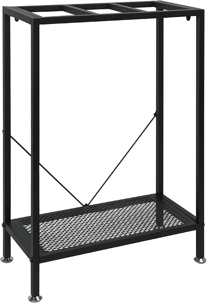Fish Tank Stand: The Perfect 10 Gallon Metal Aquarium Stand Measuring 22.8" W x 10.6" D x 31.3" H to Fit Your Aquatic Display Needs.-PawvioPets