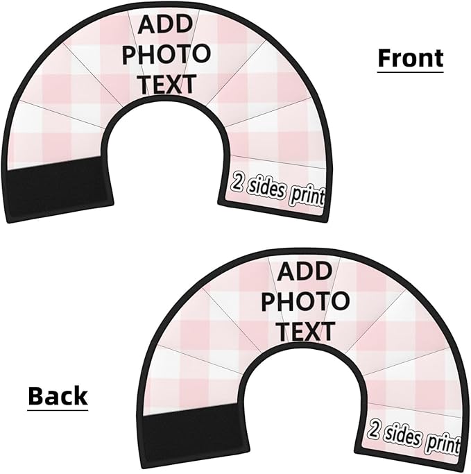 Custom Cat Cone Collar Soft Post-Surgery Comfort Pet Recovery Collar for Spay Safety Elizabethan Collar-PawvioPets