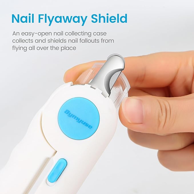 Cat Dog Pet Nail Clippers with Light, Llluminates Cat Dog Nails or Bloodline,Safety Pet Nail Clipper for Dogs, Cats, Rabbits Sharp No Nail Splitting-PawvioPets