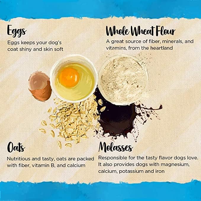 Blue Dog Bakery Natural Dog Treats, Mini Crunch, Assorted Flavors, 16.2oz, 3 Count-PawvioPets