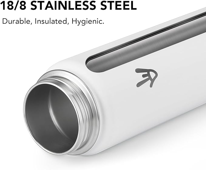 Enerbone 32 oz Insulated Water Bottle, Stainless Steel Bottle with Carrying Strap, Double-Wall Vacuum Insulation Design, Leakproof Sports Bottle with Straw, Keep Drinks Cold or Hot for Hours-PawvioPets