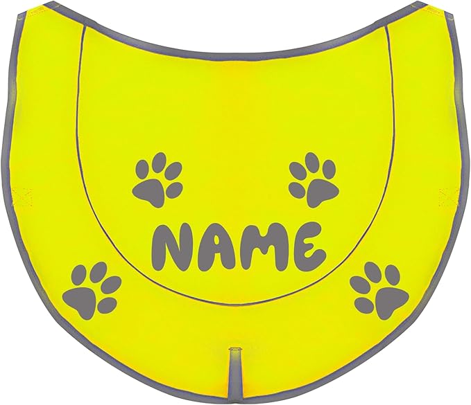 Custom Reflective Dog Vest High Visibility Reflective Jacket for Dogs Hunting Safety Gear with Elastic Strap & Clasp, Comfortable, Perfect for Day and Night Walks!-PawvioPets