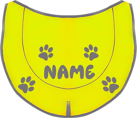 Custom Reflective Dog Vest High Visibility Reflective Jacket for Dogs Hunting Safety Gear with Elastic Strap & Clasp, Comfortable, Perfect for Day and Night Walks!-PawvioPets