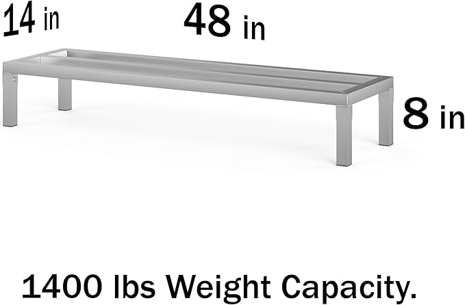 14 in X 48 in. Aquarium Stand | Industrial Style Aluminum Fish Tank Base with Open Frame Design-PawvioPets