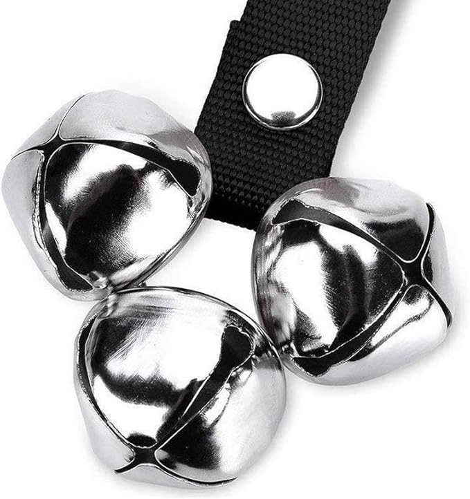 Dog Doorbells for Potty Training/Door Knob/Go Outside, Premium Quality Dog Bells, 7 Extra Large Loud 1.4 DoorBells, Adjustable Door Bell, Training Your Puppy The Easy Way-PawvioPets