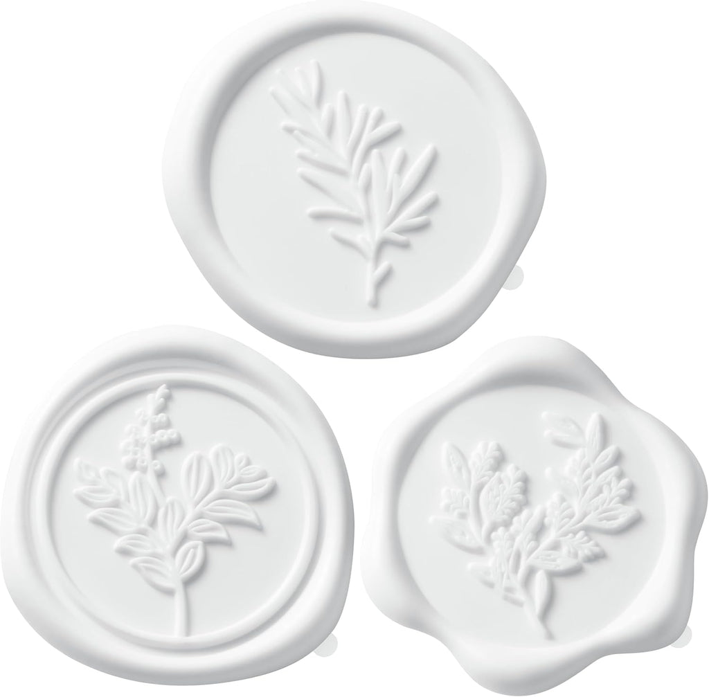 Wax Seal Stickers (60 Pcs, 3 Designs in 1 Pack) Premium Envelope Seal Stickers for Wedding Invitation Envelopes, Adhesive Wax Seals, Perfect for Seating Chart, Gift Wrapping