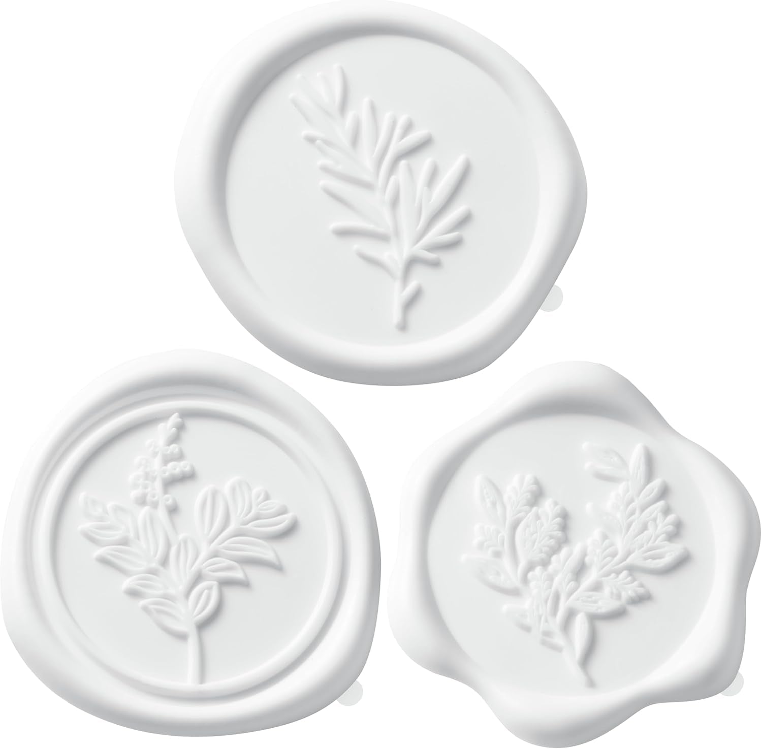 Wax Seal Stickers (60 Pcs, 3 Designs in 1 Pack) Premium Envelope Seal Stickers for Wedding Invitation Envelopes, Adhesive Wax Seals, Perfect for Seating Chart, Gift Wrapping