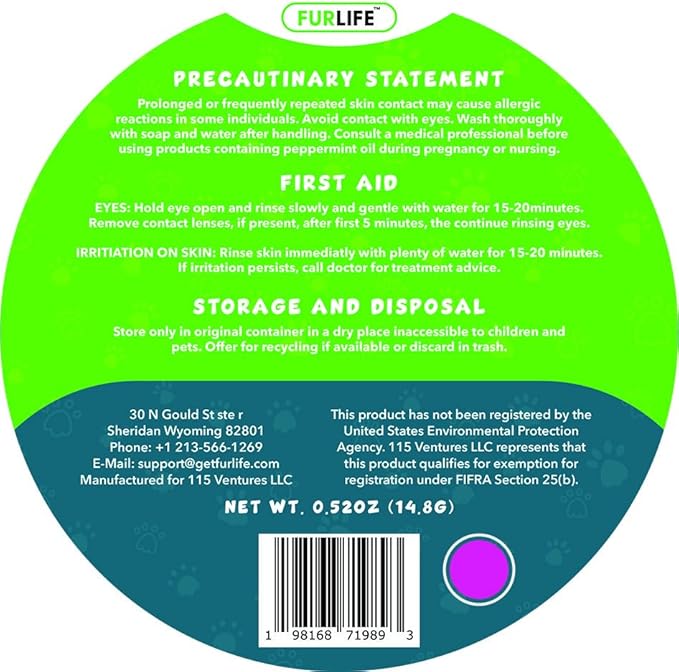 FurLife Pink Dog Tag, Flea and Tick Prevention for Dogs - Waterproof Pendant for Collar, Safe for All Breeds-PawvioPets