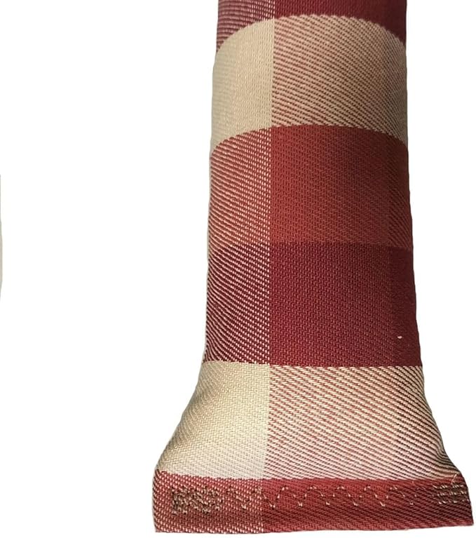 15" Catnip Cat Kicker Toys/Kitty Kick Sticks/Cat-Nip Kick Sticks (Beige and Red Plaid) (Kickers Filled with 1 oz Premium Canadian Catnip)-PawvioPets