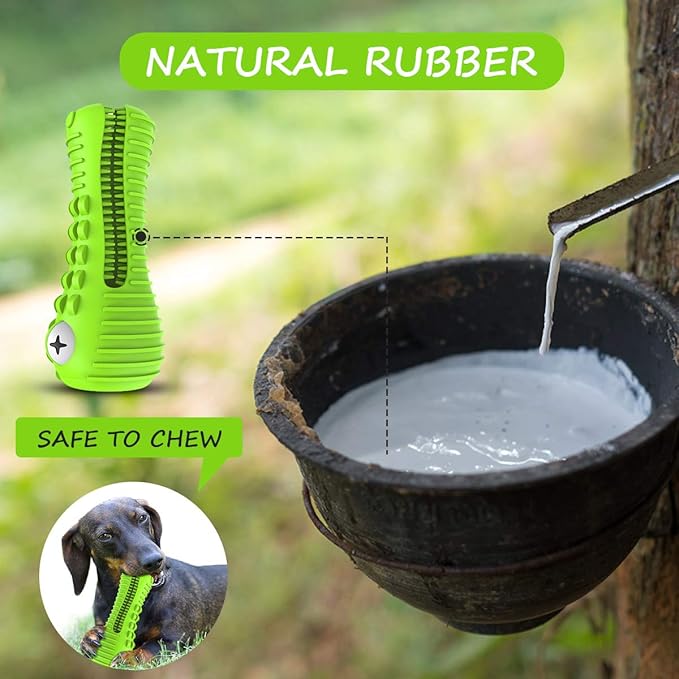 Dog Toys for Aggressive Chewers Large Medium Breed, Indestructible Dog Toothbrush Chew Toys, Squeaky Interactive Tough Extremely Durable, Dogs Toys to Keep Them Busy-PawvioPets