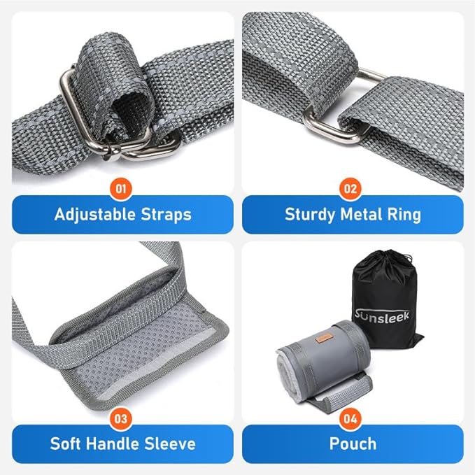 Dog Lift Harness for Small Dogs, Adjustable Dog Sling for Back Legs, Hip Support Harness to Help Lift Dogs Rear for Canine Aid and Old K9 Cruciate Ligament Rehabilitation - Small, Grey-PawvioPets