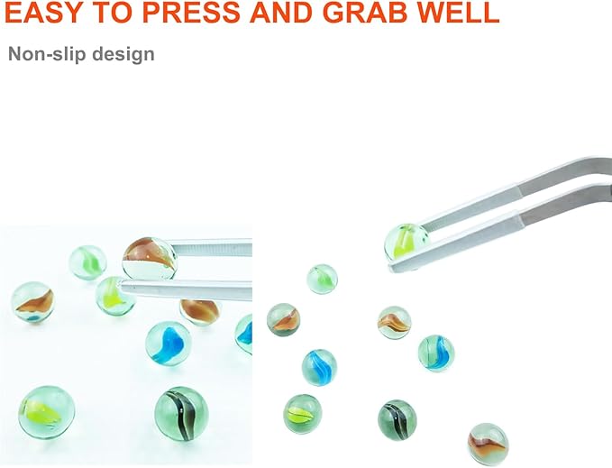 Extra Long Tweezers with Rubber Cover Tips, Fecsam Feeding Tongs - 2 Pack/18.9 inch Aquarium Stainless Steel Large Aquascape Tools for Fish Tank, Terrarium，Aquascaping, Reptile, Bearded Dragon-PawvioPets