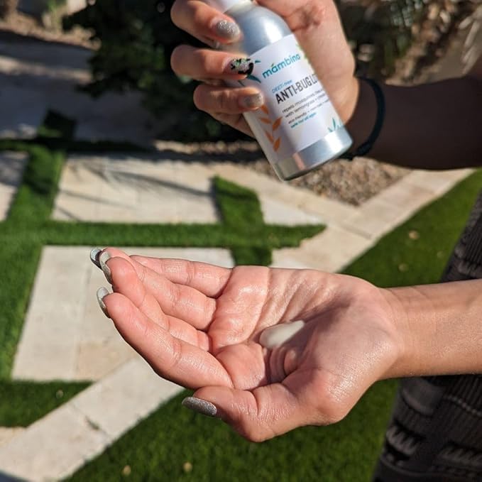 Anti-Bug Lotion DEET-Free – All-Natural Bug Lotion Travel Size Made with Nourishing Essential Oils – Bug Repellent for Babies, Kids, Adults, Camping, & More by Mambino Organics, 4oz-PawvioPets