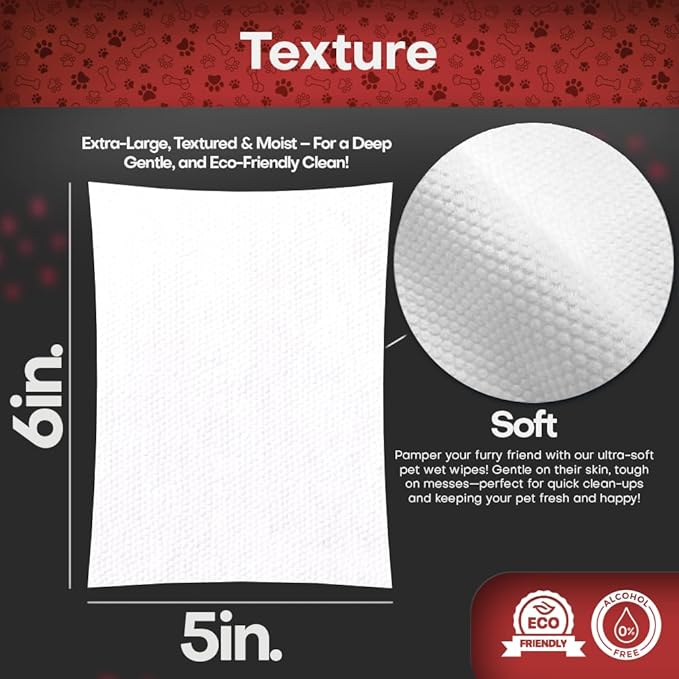 2% Chlorhexidine Wipes for Dogs 3X Larger | Yeast Infection Ringworm Fungus Hot Spot Itch Relief | Medicated Antibacterial Antifungal Extra Gentle Soothing Topical Wipes for Dog Cat | 50 Wipes-PawvioPets