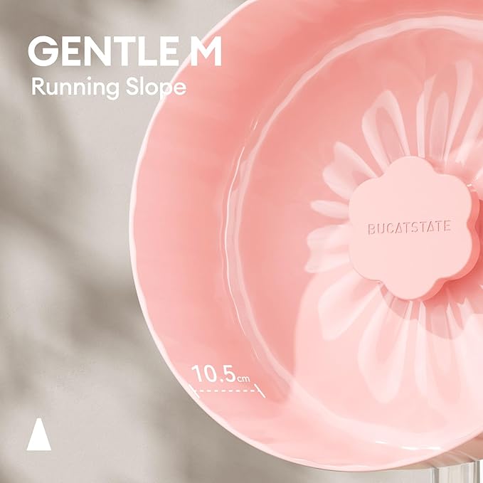 BUCATSTATE Hamster Exercise Wheel 10.2", Upgraded Super-Silent Spinner Hamster Running Wheels with Adjustable Base & Rust-roof Bearing for Dwarf Syrian Hamster Gerbils Rats-PawvioPets