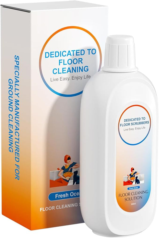 Floor Cleaning Solution Compatible With Tineco , Deep Cleans for Multiple Hard Floors, Suitable With All Robot Vacuums with Mopping and Cordless Wet/Dry Vacuum Mop Cleaner (Fresh Ocean 1 Bottle)-PawvioPets