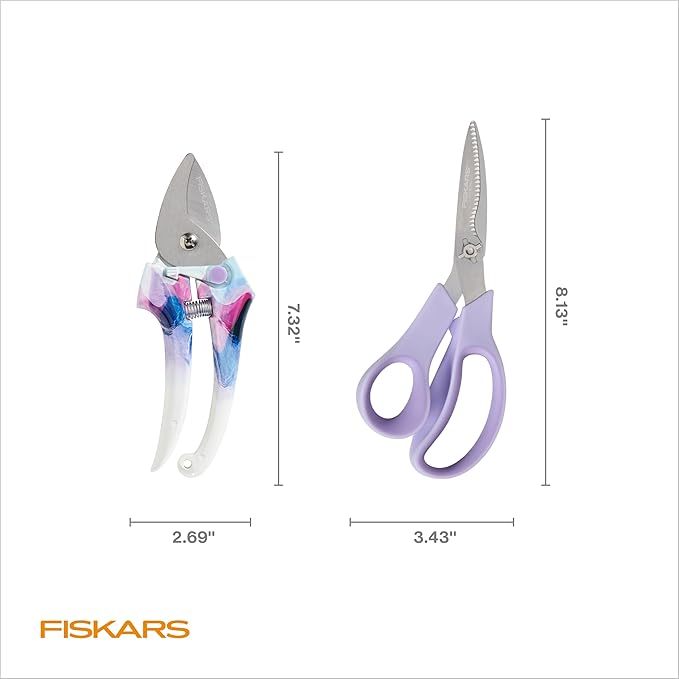 Fiskars Pruner and Veggie Shears Set, Explore Collection-PawvioPets
