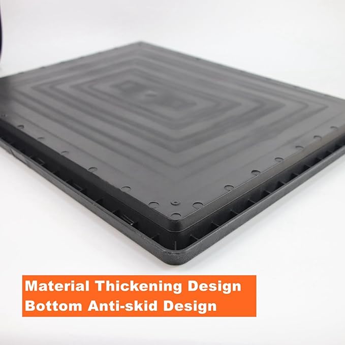 Dog Grass Pad with Tray 25"X20" - Portable Dog Litter Box for Balcony/Patio, Indoor/Outdoor Artificial Turf Pet Potty for Puppy Training, with Washable Pee Pad and Fake Grass Mat-PawvioPets