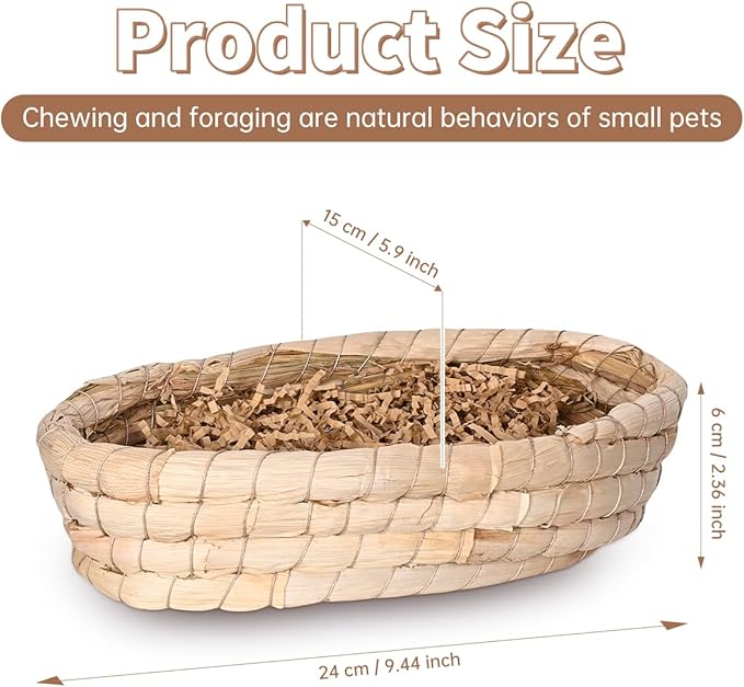 31PCS Rabbit Chew Treat Toys for Teeth Health, Natural Bunny Enrichment Toys for Boredom & Stress Relief, Keep Busy Toys for Guinea Pig Chinchilla Hamster Rat Gerbil Degu Indoor Outdoor-PawvioPets