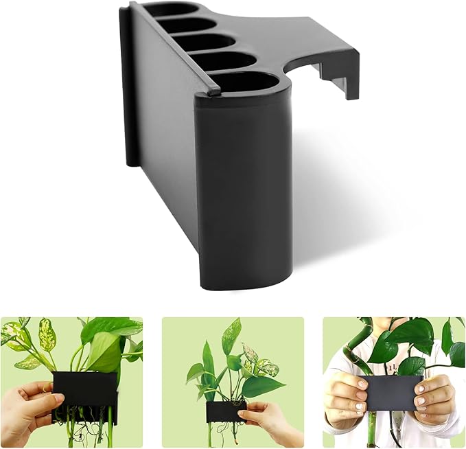 Aquarium Plant Holder with 5 Hole, Plastic Aquatic Plant Pot, Aquarium Planter Cups for Aquarium Plants Live, Aquarium Decor for Fish Tank Live Plants, 1.5inch-PawvioPets