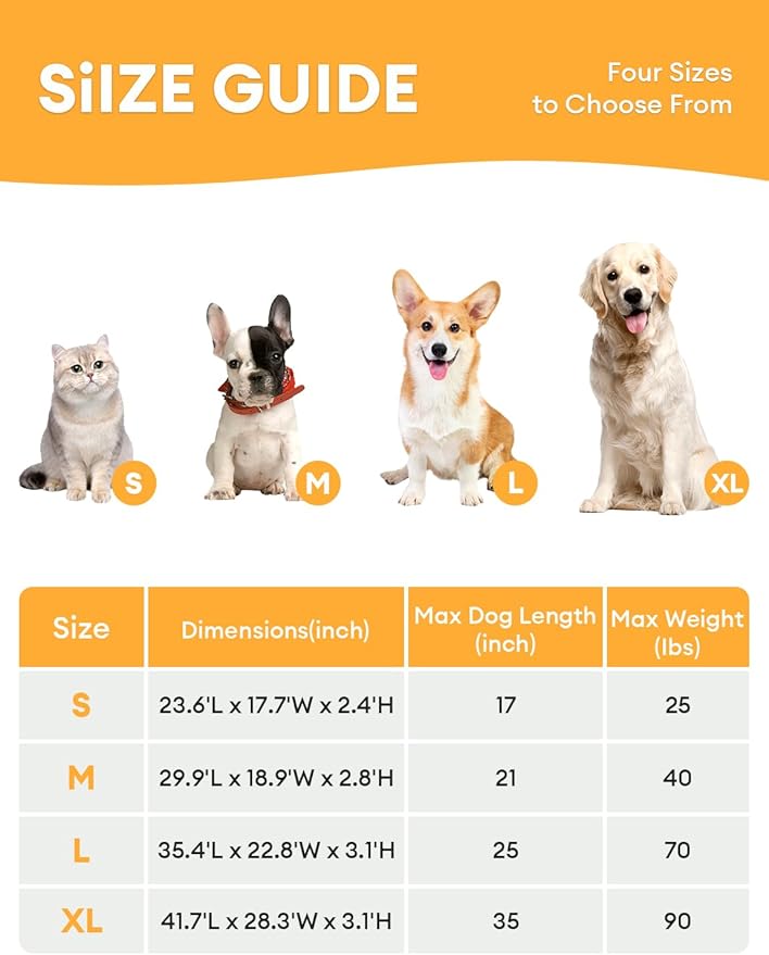 FUNNY FUZZY 2 in 1 Dog Crate Bed Pad for Large Sized Dog, Washable Reversible Pet Soft Mats,Durable Fluffy Kennel Mattress,Indoor Cats, 35" × 23", Beige-PawvioPets