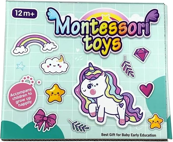 3 in1 Baby Toys 12 to 18 Months - Busy Board Sensory Toys, Tissue Box Toy, Pull String Teether, Learning Toy for Babies, Infant Gifts for 12 18 Months Old-PawvioPets