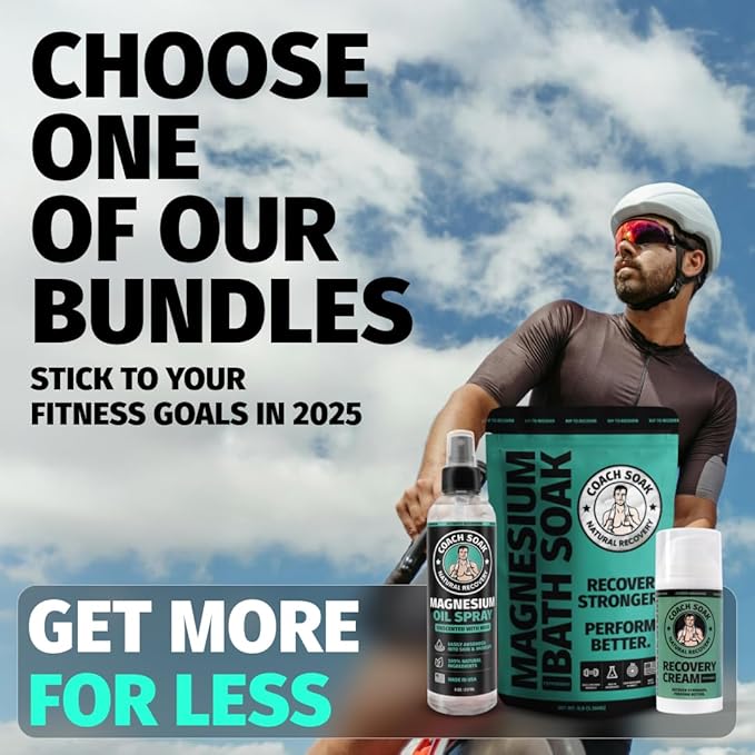 3 Pack Bundle: Coach Soak Recovery Bath Soak, Epsom Salt Bulk, Bath Salts Bulk, 3 Pack Bundle, Total of 9 Pounds (Eucalyptus, Lavender, Citrus)-PawvioPets