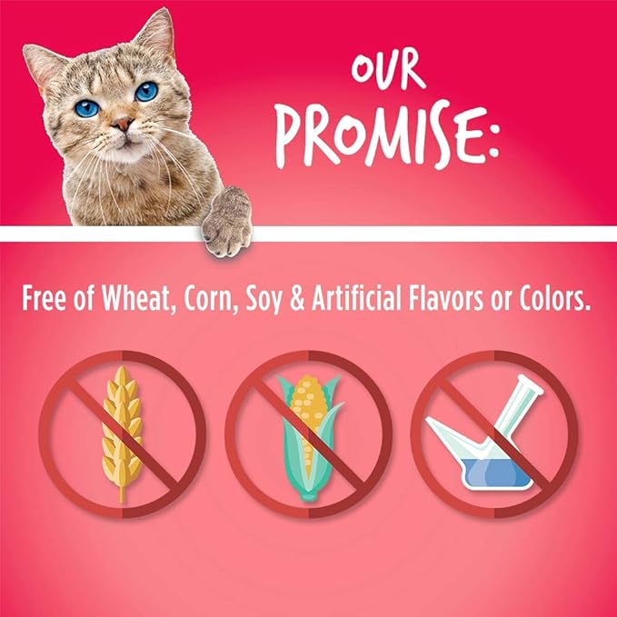 Fruitables Cat Treats Crunchy Salmon & Cranberry Cat Treats Healthy Low Calorie, High Protein Wheat, Corn & Soy Free 30 Ounces-PawvioPets