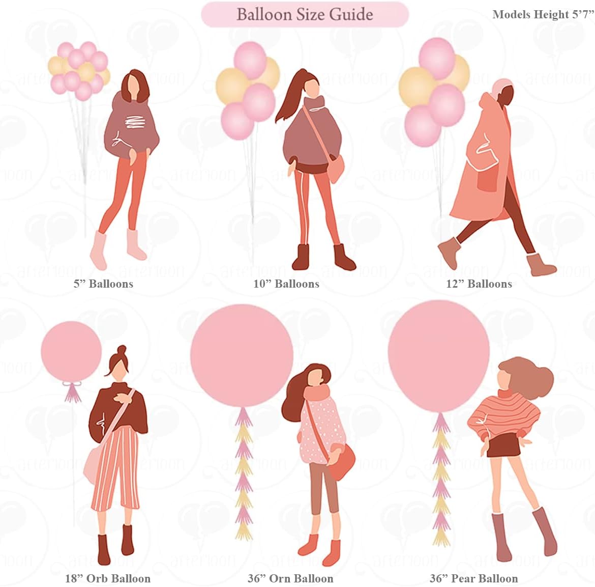 AFTERLOON® Biodegradable Balloons 24 pcs Coral Pink 10 Inch, Matte Color Thickened Extra Strong Natural Latex Helium Float, Colorful Bulk Color ballon Globos Para Decoration De Fiestas