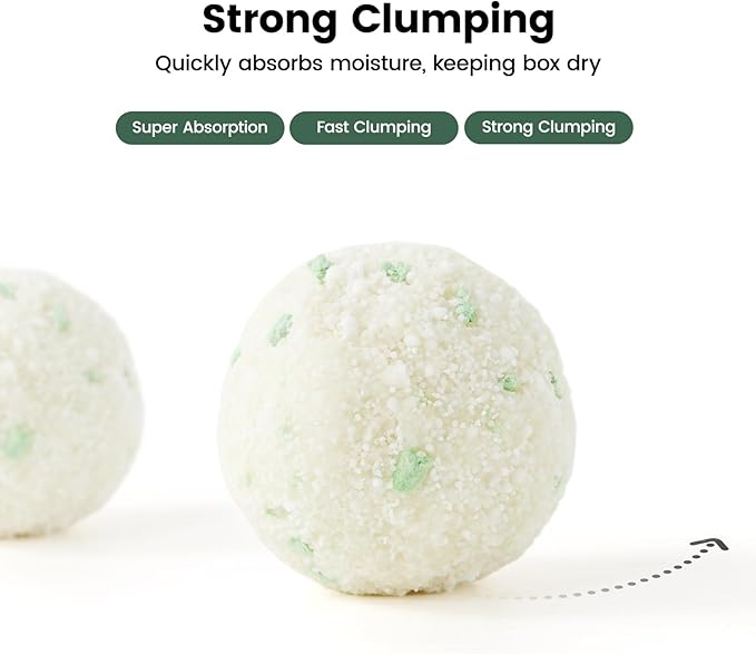 Gardner Pet Cassava Cat Litter, Clumping Cat Litter with Odor Control, Low Dust, Natural Plant-Based Litter, Fast Absorption & Low Tracking Kitty Litter, Unscented with Deodorizing Pellets (9LBS*4)-PawvioPets