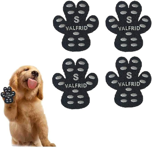 Dog Paw Protector Anti-Slip Grips to Keeps Dogs from Slipping On Hardwood Floors,Disposable Self Adhesive Resistant Dog Shoes Booties Socks Replacemen S 24 Pieces-PawvioPets
